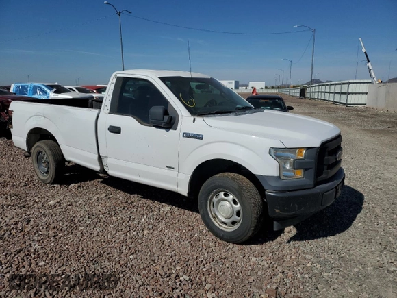 2017 Ford F-150 XL with VIN 1FTNF1CG0HKC20421, listed as a Copart auction lot 46412525 with 93,707 mi miles and Salvage title. Bid and sale history available at DreamBid. Image 4.