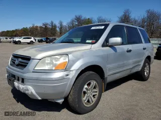 2004 Honda Pilot EX with VIN 2HKYF184X4H523503, listed as a Copart auction lot 51502525 with 158,834 mi miles and Clean Title. Bid and sale history available at carsss.com. Image 1.