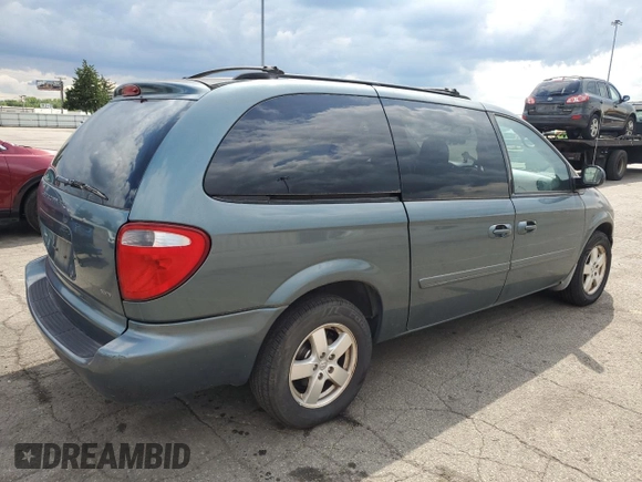 2007 Dodge Grand Caravan SXT z VIN 2D4GP44L47R117721, wystawiony jako Copart lot #58511195 z przebiegiem 115 850 mil mil oraz Szkoda całkowita • Salvage title. Historia ofert i sprzedaży dostępna na DreamBid. Obrazek 3.