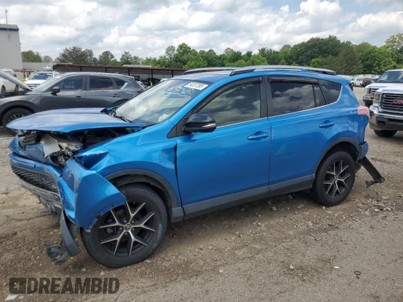 2017 Toyota RAV4 SE with VIN JTMNFREV3HJ713980, listed as a Copart auction lot 54337395 with 176,399 mi miles and Salvage title. Bid and sale history available at DreamBid. Image 1.