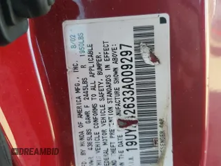 2003 Acura CL Type S with VIN 19UYA42633A009297, listed as a Copart auction lot 78330994 with 109,752 mi miles and Salvage Title. Bid and sale history available at carsss.com. Image 12.