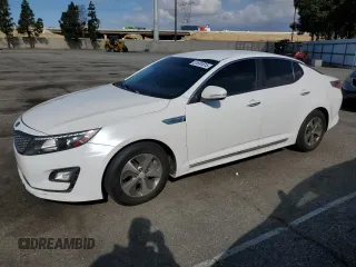 2015 Kia Optima Hybrid with VIN KNAGM4AD5F5078147, listed as a Copart auction lot 51691615 with 153,769 mi miles and Clean Title. Bid and sale history available at carsss.com. Image 1.