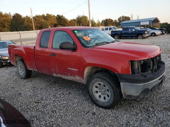 2011 GMC Sierra 1500 Work Truck with VIN 1GTR2TE39BZ162634, listed as a Copart auction lot 87720405 with 0 mi miles and Salvage Title. Bid and sale history available at carsss.com. Image 4.