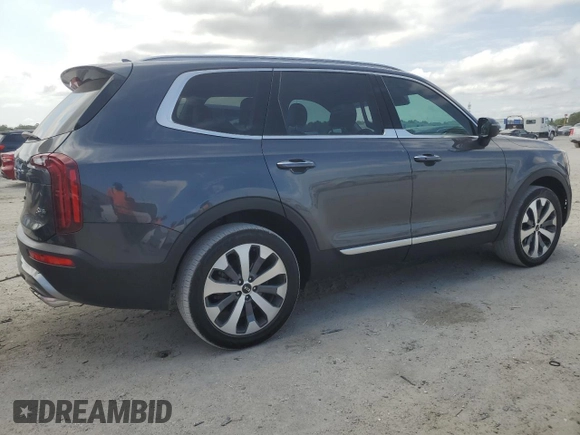 2021 Kia Telluride S with VIN 5XYP64HC1MG160598, listed as a Copart auction lot 54378735 with 128,252 mi miles and Salvage title. Bid and sale history available at DreamBid. Image 3.