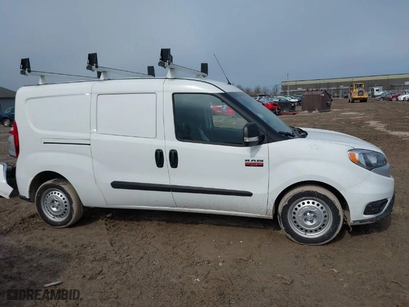 2022 Ram ProMaster City Cargo Van Tradesman with VIN ZFBHRFAB6N6Y48337, listed as a IAAI auction lot 41701080 with 25,488 mi miles. Bid and sale history available at carsss.com. Image 13.