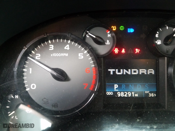 2016 Toyota Tundra 2WD Truck SR with VIN 5TFRM5F16GX099935, listed as a Copart auction lot 33724831 with 98,291 mi miles and Salvage Title. Bid and sale history available at carsss.com. Image 8.