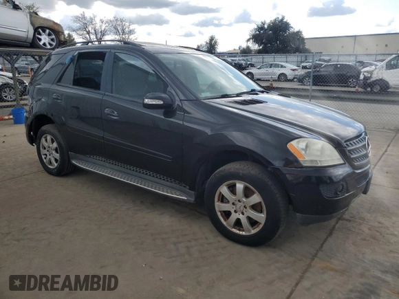 2007 Mercedes-Benz M 350 with VIN 4JGBB86E87A256889, listed as a Copart auction lot 48168195 with Not Provided miles and Clean Title. Bid and sale history available at DreamBid. Image 4.