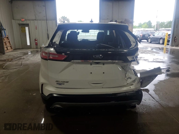 2020 Ford Edge SEL with VIN 2FMPK4J98LBB26604, listed as a Copart auction lot 61166725 with 36,936 mi miles and Salvage title. Bid and sale history available at DreamBid. Image 6.