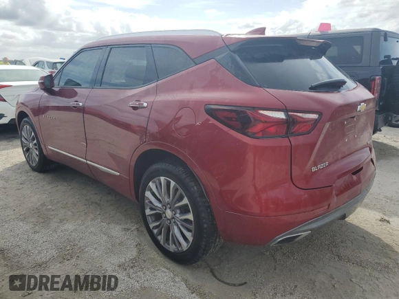 2020 Chevrolet Blazer Premier with VIN 3GNKBFRS1LS622668, listed as a Copart auction lot 74625724 with Not provided miles and Non repairable. Bid and sale history available at DreamBid. Image 2.