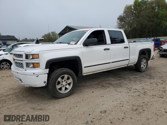 2014 Chevrolet Silverado 1500 Work Truck with VIN 3GCUKPEC1EG393517, listed as a Copart auction lot 51226135 with 192,487 mi miles and Clean Title. Bid and sale history available at carsss.com. Image 1.