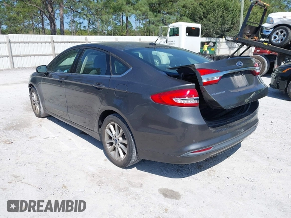 2017 Ford Fusion SE with VIN 3FA6P0HDXHR100346, listed as a IAAI auction lot 41895097 with 89,240 mi miles. Bid and sale history available at carsss.com. Image 3.