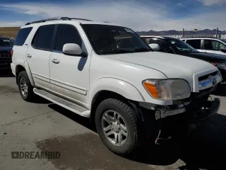 2006 Toyota Sequoia SR5 with VIN 5TDBT44A06S258325, listed as a Copart auction lot 49032035 with 339,323 mi miles and Salvage Title. Bid and sale history available at DreamBid. Image 4.