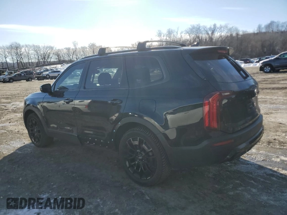 2022 Kia Telluride SX with VIN 5XYP5DHC1NG323836, listed as a Copart auction lot 45961675 with 33,273 mi miles and Salvage title. Bid and sale history available at DreamBid. Image 2.