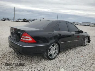 2006 Mercedes-Benz C 55 AMG with VIN WDBRF76J46F770916, listed as a Copart auction lot 88725275 with 82,502 mi miles and Salvage title. Bid and sale history available at DreamBid. Image 3.