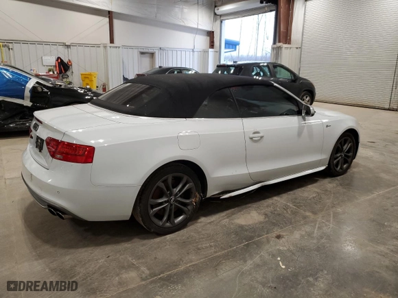 2013 Audi S5 Premium Plus with VIN WAUCGAFH2DN007274, listed as a Copart auction lot 82046544 with 131,314 mi miles and Clean Title. Bid and sale history available at carsss.com. Image 3.