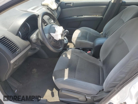 2012 Nissan Sentra S with VIN 3N1AB6AP5CL703147, listed as a Copart auction lot 62662815 with Not provided miles and Salvage title. Bid and sale history available at DreamBid. Image 7.