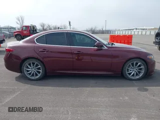 2018 Alfa Romeo Giulia with VIN ZARFAEBN8J7566581, listed as a IAAI auction lot 41524224 with 56,863 mi miles. Bid and sale history available at carsss.com. Image 13.