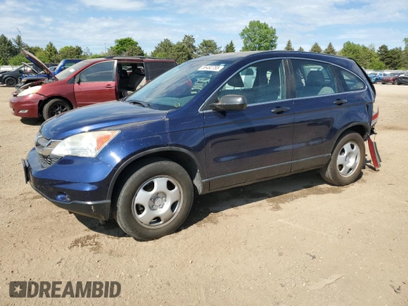2010 Honda CR-V LX with VIN 5J6RE4H33AL092276, listed as a Copart auction lot 56482785 with 64,319 mi miles and Salvage title. Bid and sale history available at DreamBid. Image 1.