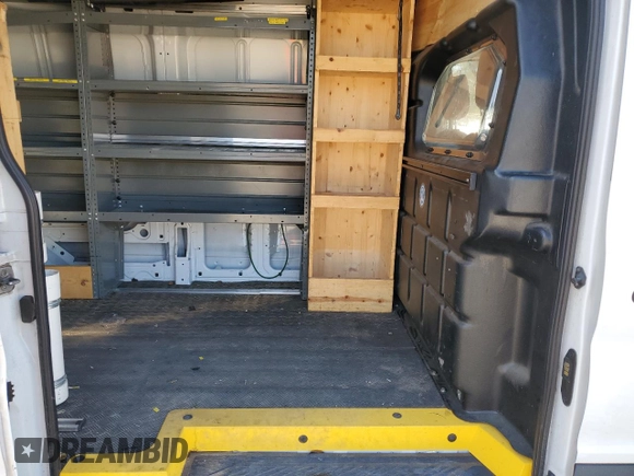 2021 Ford Transit Cargo with VIN 1FTBW3X83MKA40734, listed as a Copart auction lot 77427214 with Not Provided miles and Salvage Title. Bid and sale history available at carsss.com. Image 12.