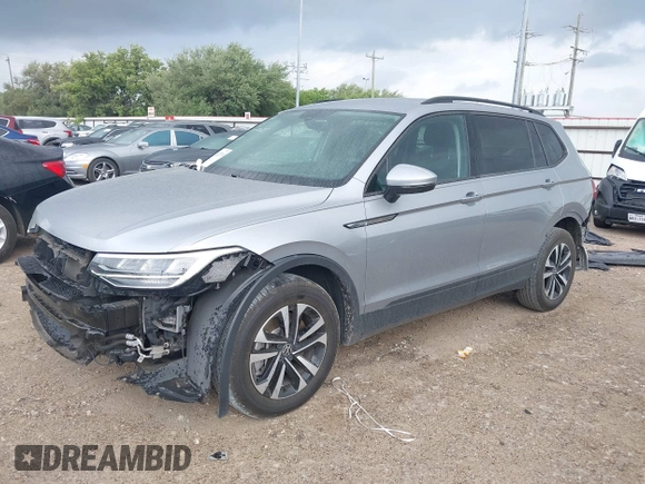 2023 Volkswagen Tiguan S with VIN 3VVRB7AX4PM015440, listed as a IAAI auction lot 42132705 with 37,482 mi miles and . Bid and sale history available at DreamBid. Image 18.