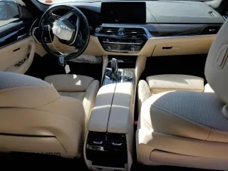 2021 BMW 5 Series 530i xDrive with VIN WBA13BJ02MCF10036, listed as a Copart auction lot 46455725 with Not Provided miles and Salvage Title. Bid and sale history available at carsss.com. Image 8.