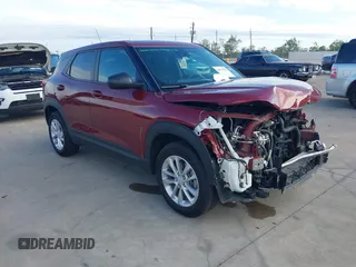 2024 Chevrolet TrailBlazer LS with VIN KL79MMS23RB142892, listed as a IAAI auction lot 40777333 with 5,812 mi miles. Bid and sale history available at carsss.com. Image 1.