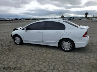 2009 Honda Civic Hybrid with VIN JHMFA36209S016801, listed as a Copart auction lot 51950105 with 175,942 mi miles and Salvage Title. Bid and sale history available at carsss.com. Image 2.