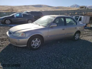 2000 Honda Civic EX with VIN 2HGEJ8643YH519550, listed as a Copart auction lot 42168705 with 155,786 mi miles and Clean Title. Bid and sale history available at carsss.com. Image 1.