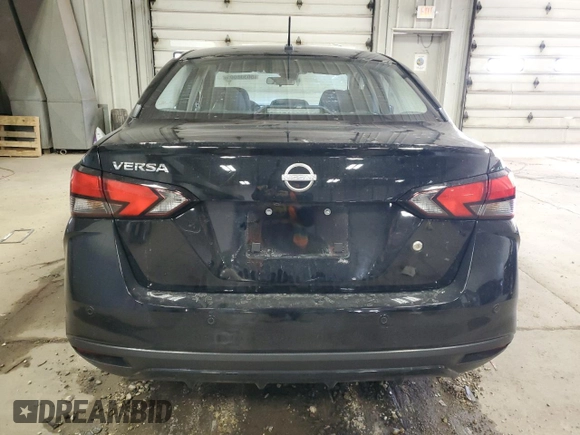 2024 Nissan Versa S with VIN 3N1CN8DV6RL893345, listed as a Copart auction lot 50308005 with 12,585 mi miles and Salvage Title. Bid and sale history available at carsss.com. Image 6.