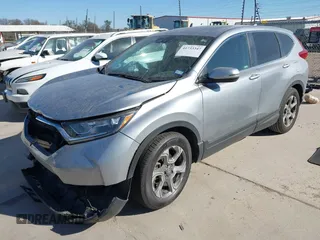 2019 Honda CR-V EX with VIN 5J6RW1H53KA022819, listed as a IAAI auction lot 41733347 with 44,500 mi miles. Bid and sale history available at carsss.com. Image 2.