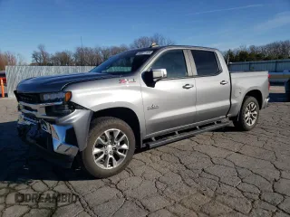 2021 Chevrolet Silverado 1500 LT with VIN 1GCUYDED5MZ162480, listed as a Copart auction lot 83811124 with 68,111 mi miles and Salvage Title. Bid and sale history available at carsss.com. Image 1.