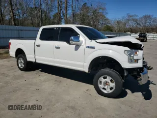 2015 Ford F-150 XLT with VIN 1FTFW1EF6FFB28860, listed as a Copart auction lot 49393345 with 147,635 mi miles and Salvage Title. Bid and sale history available at carsss.com. Image 4.