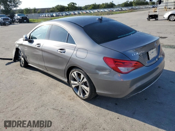 2018 Mercedes-Benz CLA with VIN WDDSJ4EB6JN636097, listed as a Copart auction lot 57271483 with 50,804 mi miles. Bid and sale history available at carsss.com. Image 2.