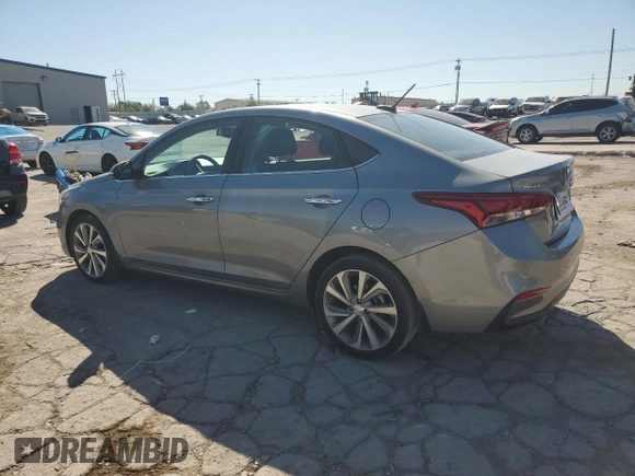 2021 Hyundai Accent Limited with VIN 3KPC34A63ME150065, listed as a Copart auction lot 74012084 with 38,232 mi miles and Salvage Title. Bid and sale history available at carsss.com. Image 2.