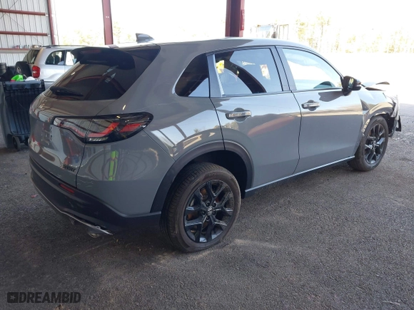 2025 Honda HR-V Sport with VIN 3CZRZ2H53SM728852, listed as a IAAI auction lot 41810477 with 1,234 mi miles. Bid and sale history available at carsss.com. Image 4.