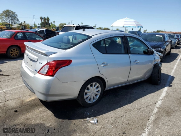 2016 Nissan Versa SV with VIN 3N1CN7AP9GL811329, listed as a Copart auction lot 51946885 with 0 mi miles and Salvage Title. Bid and sale history available at carsss.com. Image 3.
