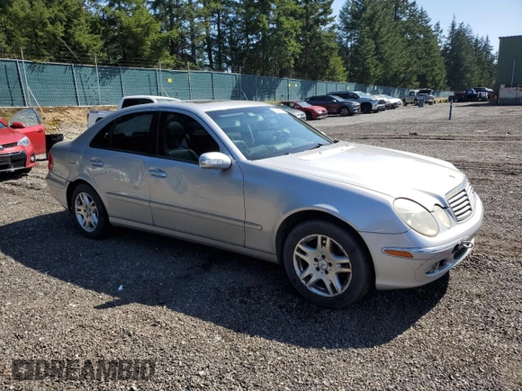 2004 Mercedes-Benz E 320 with VIN WDBUF65J24A430955, listed as a Copart auction lot 52821835 with 174,254 mi miles and Salvage Title. Bid and sale history available at carsss.com. Image 4.