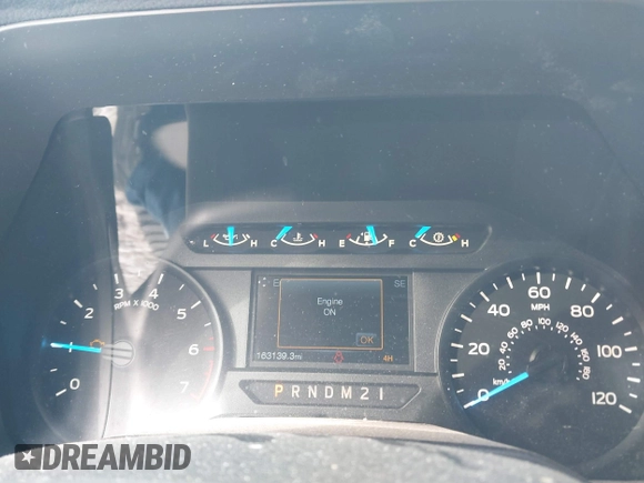 2016 Ford F-150 XLT with VIN 1FTEW1EP9GFD46412, listed as a IAAI auction lot 41539920 with 163,139 mi miles. Bid and sale history available at carsss.com. Image 7.