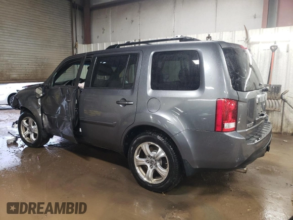 2012 Honda Pilot EX-L with VIN 5FNYF4H59CB017572, listed as a Copart auction lot 51532555 with 127,720 mi miles and Salvage Title. Bid and sale history available at DreamBid. Image 2.
