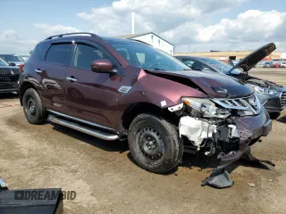 2013 Nissan Murano S with VIN JN8AZ1MW6DW306318, listed as a Copart auction lot 58636755 with 173,497 mi miles and Salvage title. Bid and sale history available at DreamBid. Image 4.