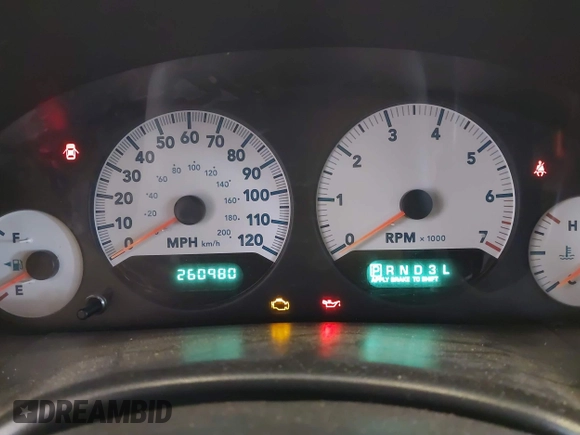 2005 Dodge Caravan SE with VIN 1D4GP24R55B294220, listed as a IAAI auction lot 42381175 with 260,980 mi miles and . Bid and sale history available at DreamBid. Image 7.