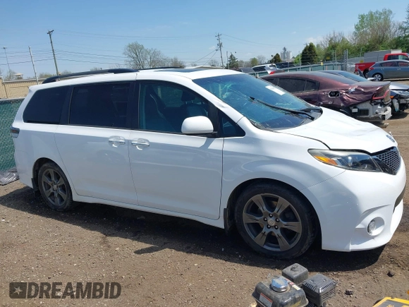 2017 Toyota Sienna SE with VIN 5TDXZ3DCXHS883219, listed as a IAAI auction lot 42104502 with 97,047 mi miles and . Bid and sale history available at DreamBid. Image 14.