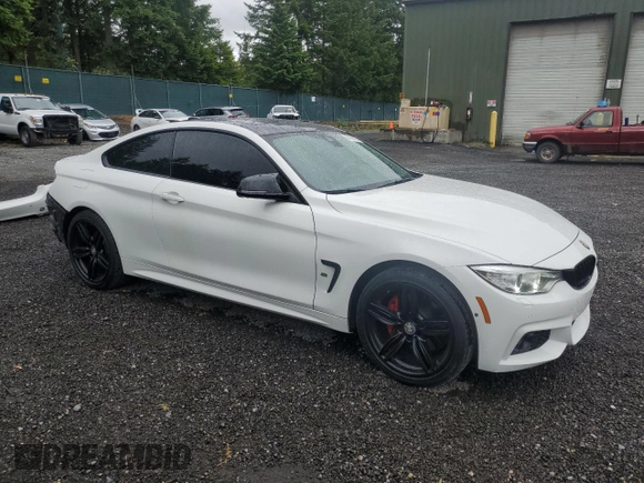 2017 BMW 4 Series 430i xDrive with VIN WBA4R9C39HK879013, listed as a Copart auction lot 61182725 with 102,448 mi miles and Salvage title. Bid and sale history available at DreamBid. Image 4.