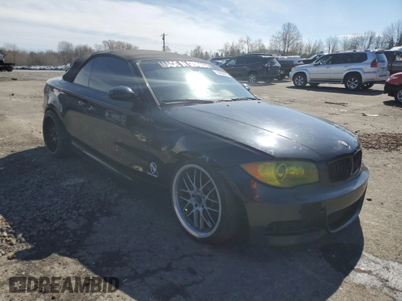 2008 BMW 1 Series 135i with VIN WBAUN93548VK39755, listed as a Copart auction lot 50836015 with Not Provided miles and Clean Title. Bid and sale history available at carsss.com. Image 4.