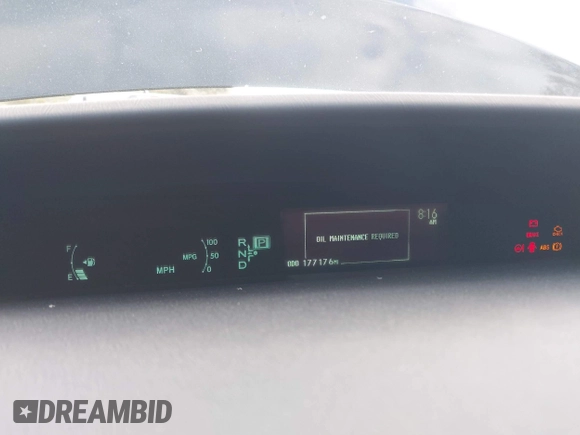 2011 Toyota Prius I with VIN JTDKN3DUXB5251042, listed as a IAAI auction lot 41906546 with 177,176 mi miles. Bid and sale history available at carsss.com. Image 7.