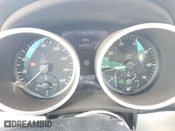 2007 Mercedes-Benz SLK 280 with VIN WDBWK54F47F158590, listed as a Copart auction lot 57837415 with 128,259 mi miles and Salvage title. Bid and sale history available at DreamBid. Image 9.