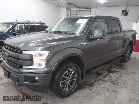 2019 Ford F-150 XL with VIN 1FTEW1EPXKFB39407, listed as a IAAI auction lot 41466854 with 95,647 mi miles. Bid and sale history available at carsss.com. Image 2.