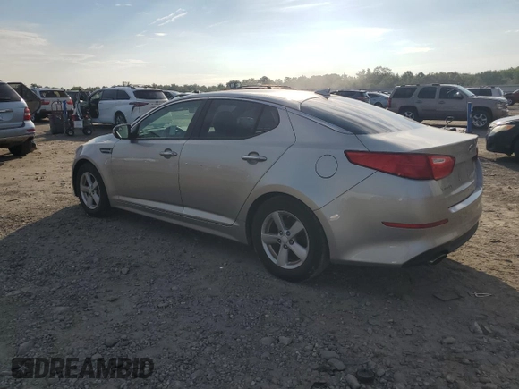 2014 Kia Optima LX with VIN 5XXGM4A77EG318466, listed as a Copart auction lot 65451805 with 196,970 mi miles and Clean title. Bid and sale history available at DreamBid. Image 2.