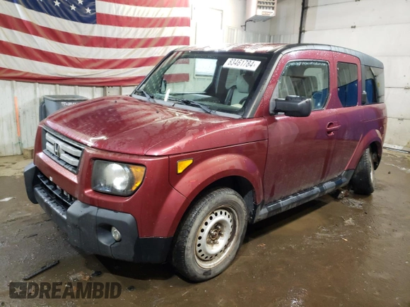2007 Honda Element EX with VIN 5J6YH27797L011074, listed as a Copart auction lot 83461784 with 185,851 mi miles and Clean Title. Bid and sale history available at DreamBid. Image 1.
