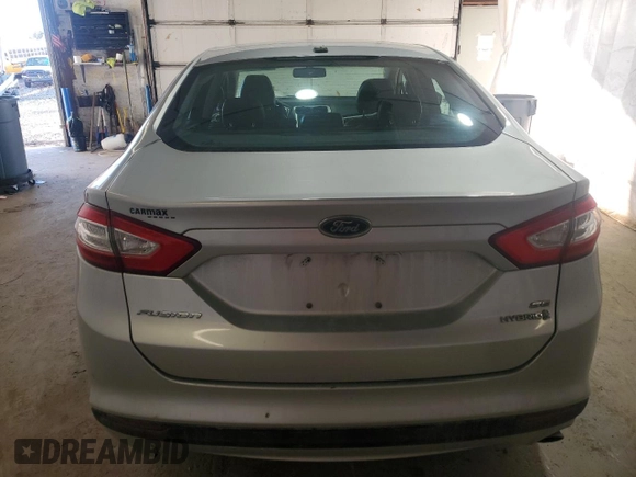 2013 Ford Fusion SE Hybrid with VIN 3FA6P0LU6DR193755, listed as a Copart auction lot 48510635 with 165,795 mi miles and Salvage Title. Bid and sale history available at DreamBid. Image 6.